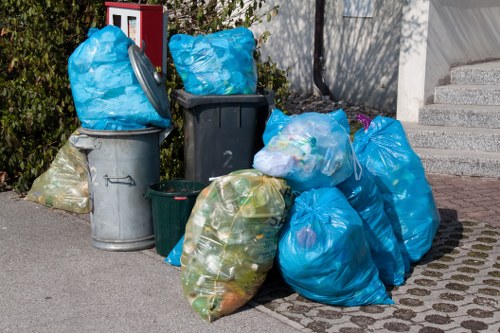 Eco-friendly waste management team at Bermondsey business premises