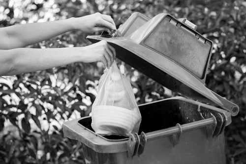 Professional waste management team