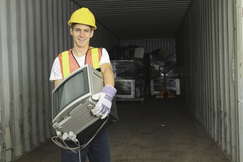 Eco-friendly disposal during garage clearance in Bermondsey